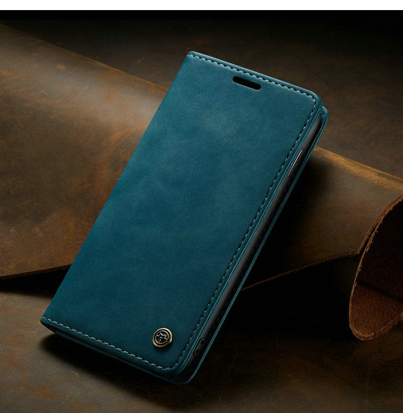 Samsung Galaxy S10 / S10E / S10 Plus Magnetic Wallet Leather Case - Perfenq