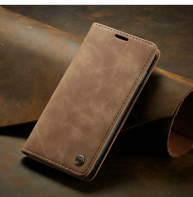 Samsung Galaxy S10 / S10E / S10 Plus Magnetic Wallet Leather Case - Perfenq