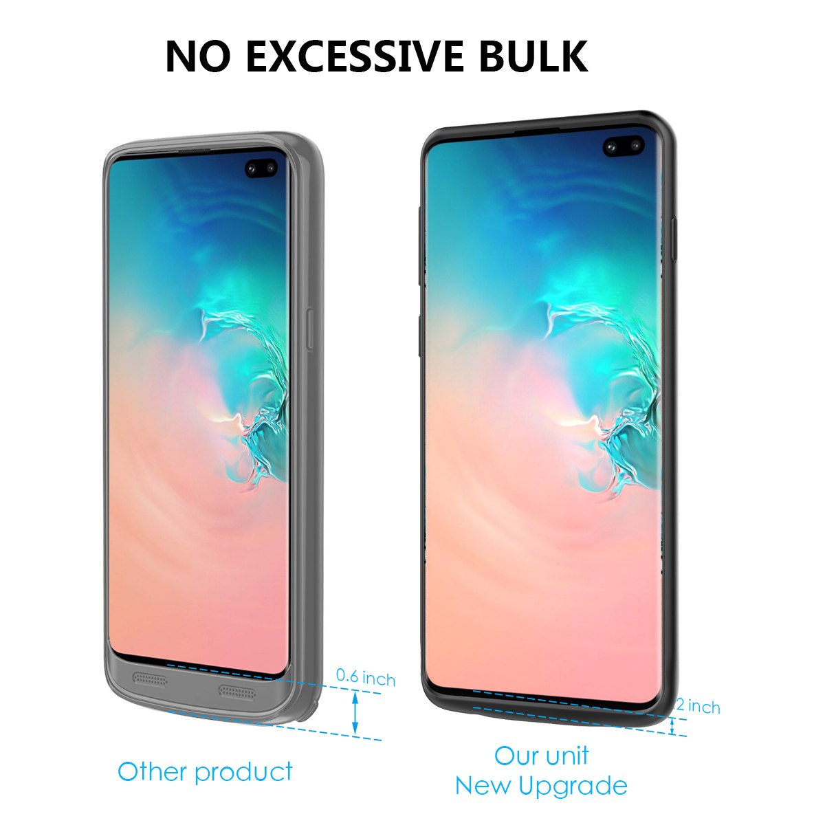 Samsung Galaxy S10 Plus / S10 E / S10 Battery Charger Case Cover - Perfenq