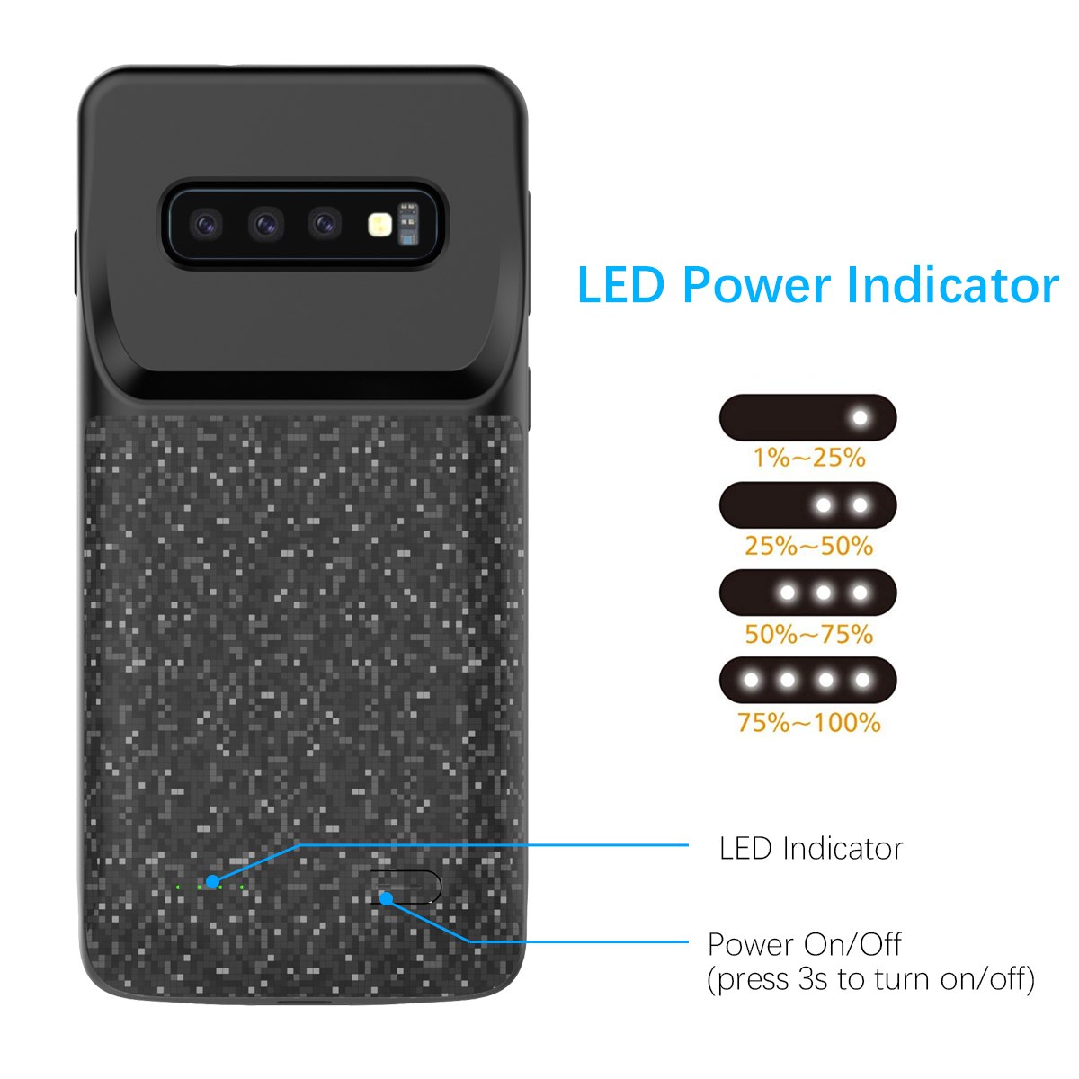 Samsung Galaxy S10 Plus / S10 E / S10 Battery Charger Case Cover - Perfenq