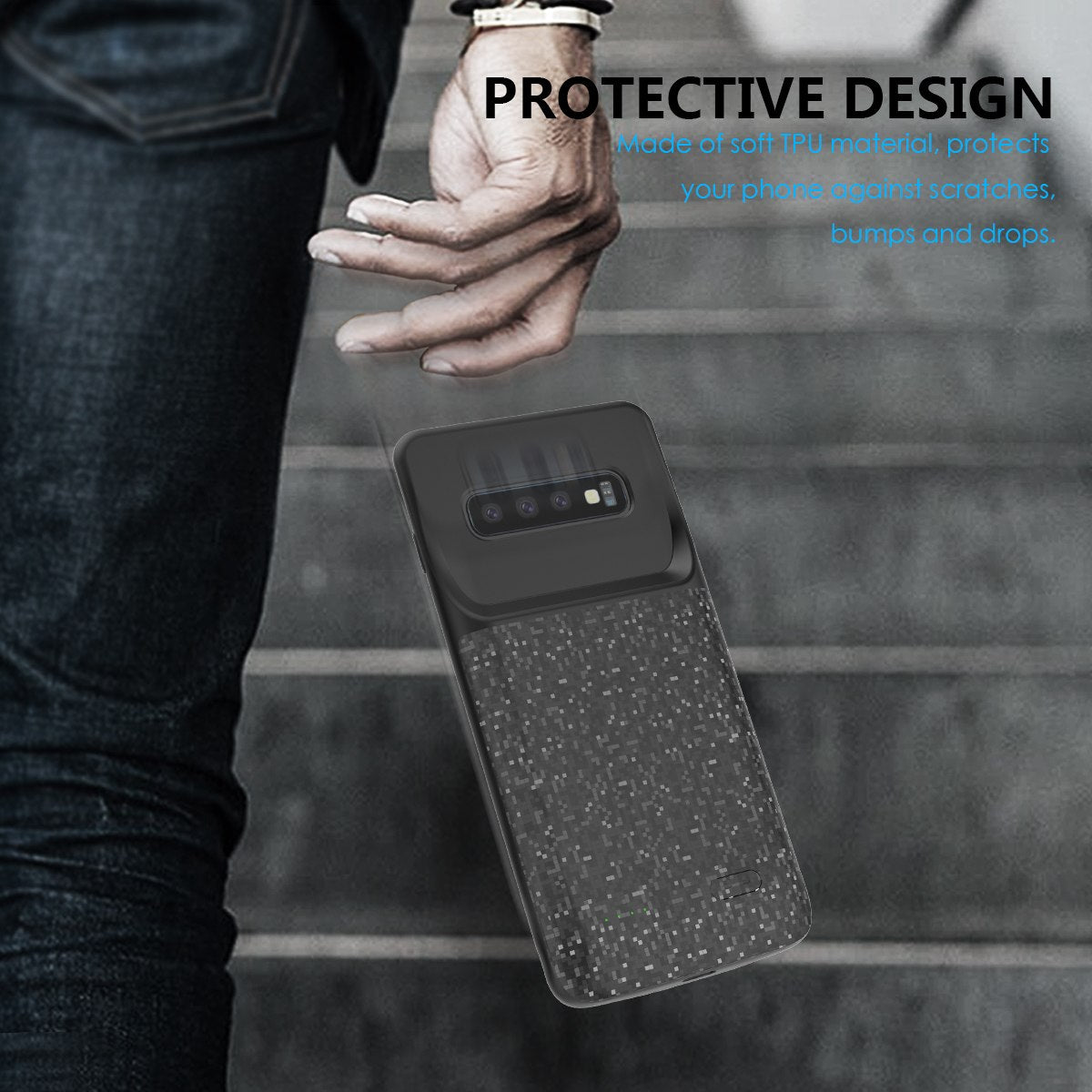 Samsung Galaxy S10 Plus / S10 E / S10 Battery Charger Case Cover - Perfenq
