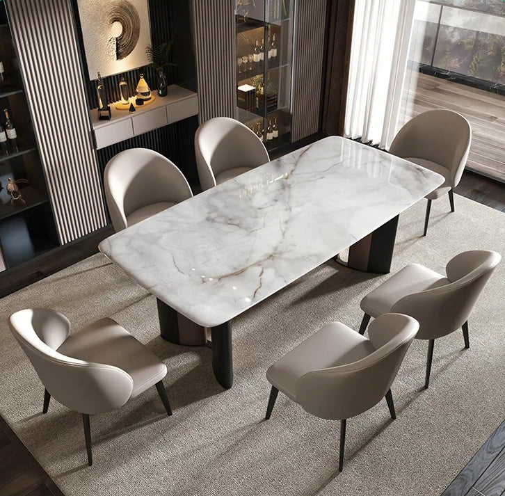 Premium Italian Round Dining Table Vintage Inspired for Modern Home Interiors