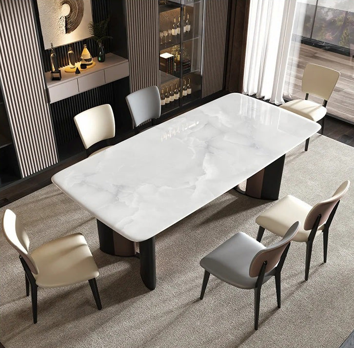 Premium Italian Round Dining Table Vintage Inspired for Modern Home Interiors