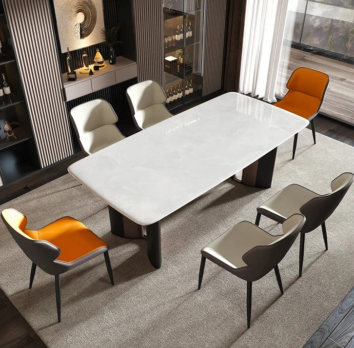 Premium Italian Round Dining Table Vintage Inspired for Modern Home Interiors