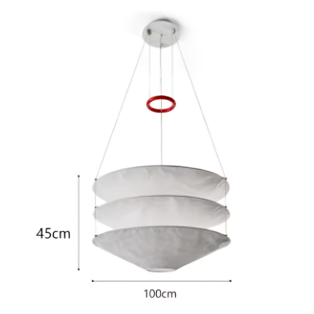 Wabi-Sabi Dupont Paper Pendant Lamp for Living, Dining, and Bedroom