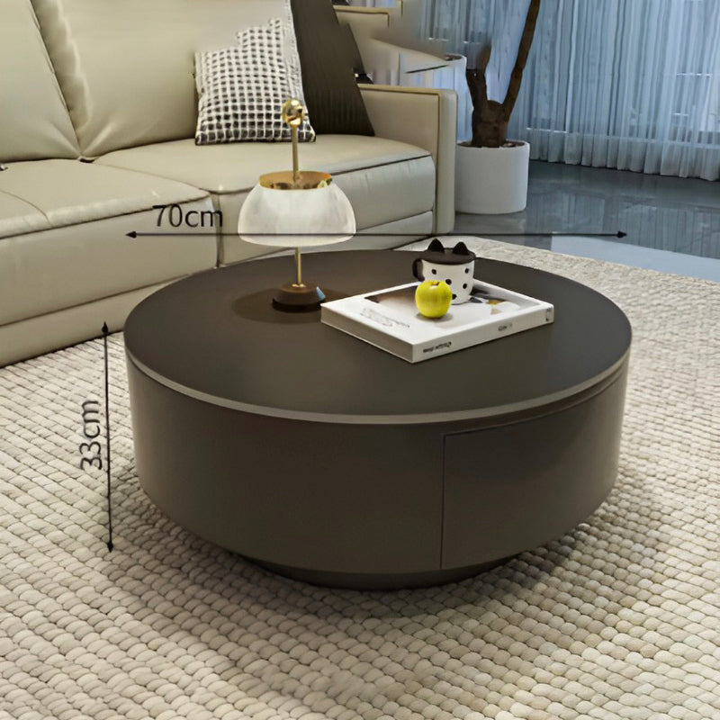 Stylish Minimalist Coffee Table Nordic Luxury Round Design for Living Room Aesthetic
