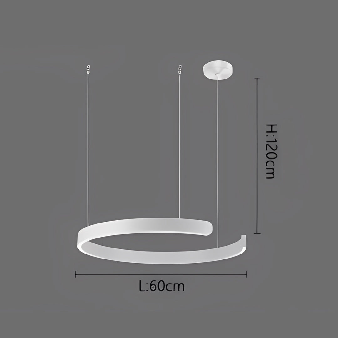 Stylish Modern Round Ring Lamps for interiors and living spaces