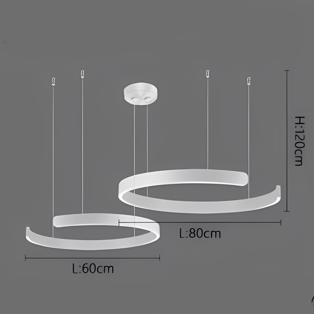 Stylish Modern Round Ring Lamps for interiors and living spaces