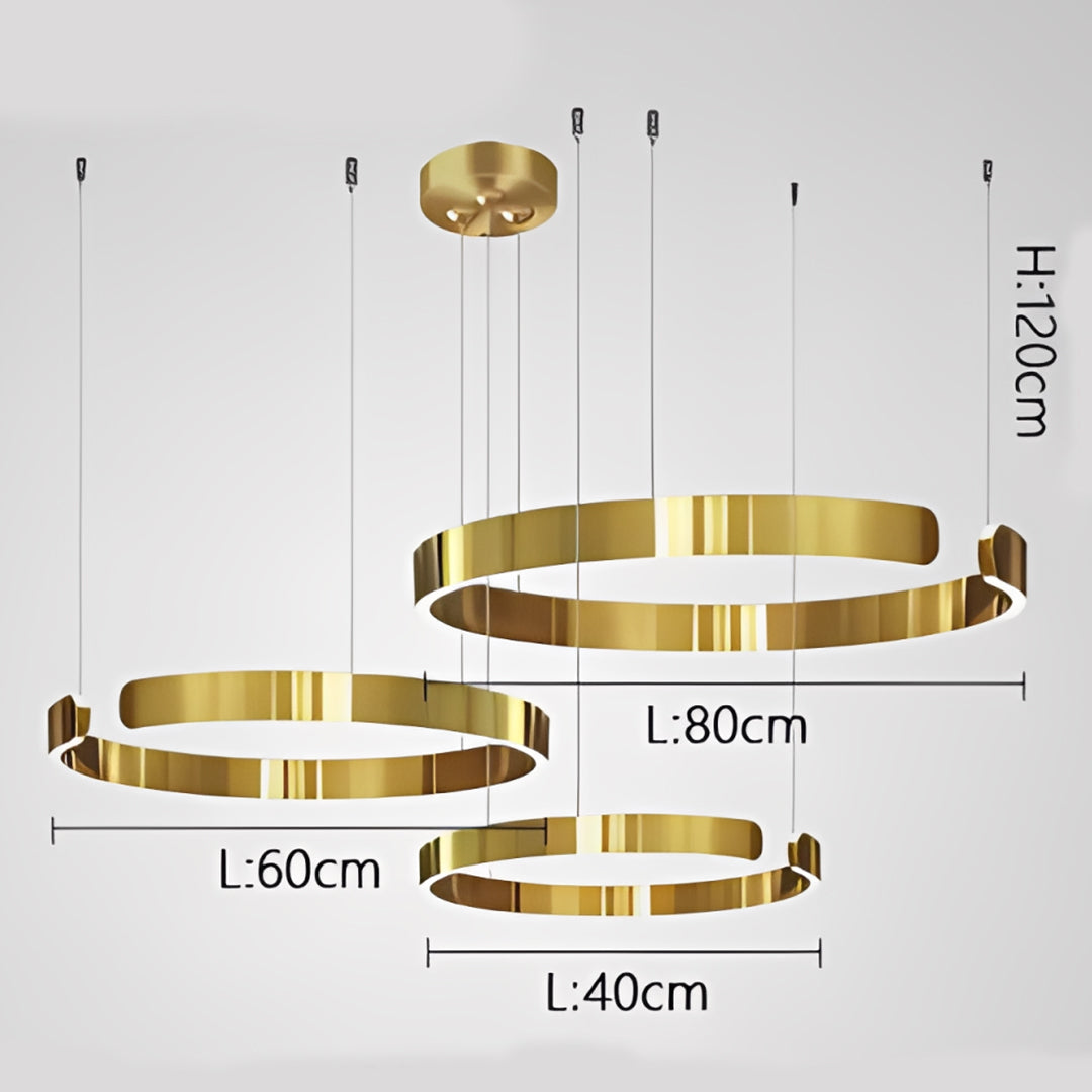 Stylish Modern Round Ring Lamps for interiors and living spaces