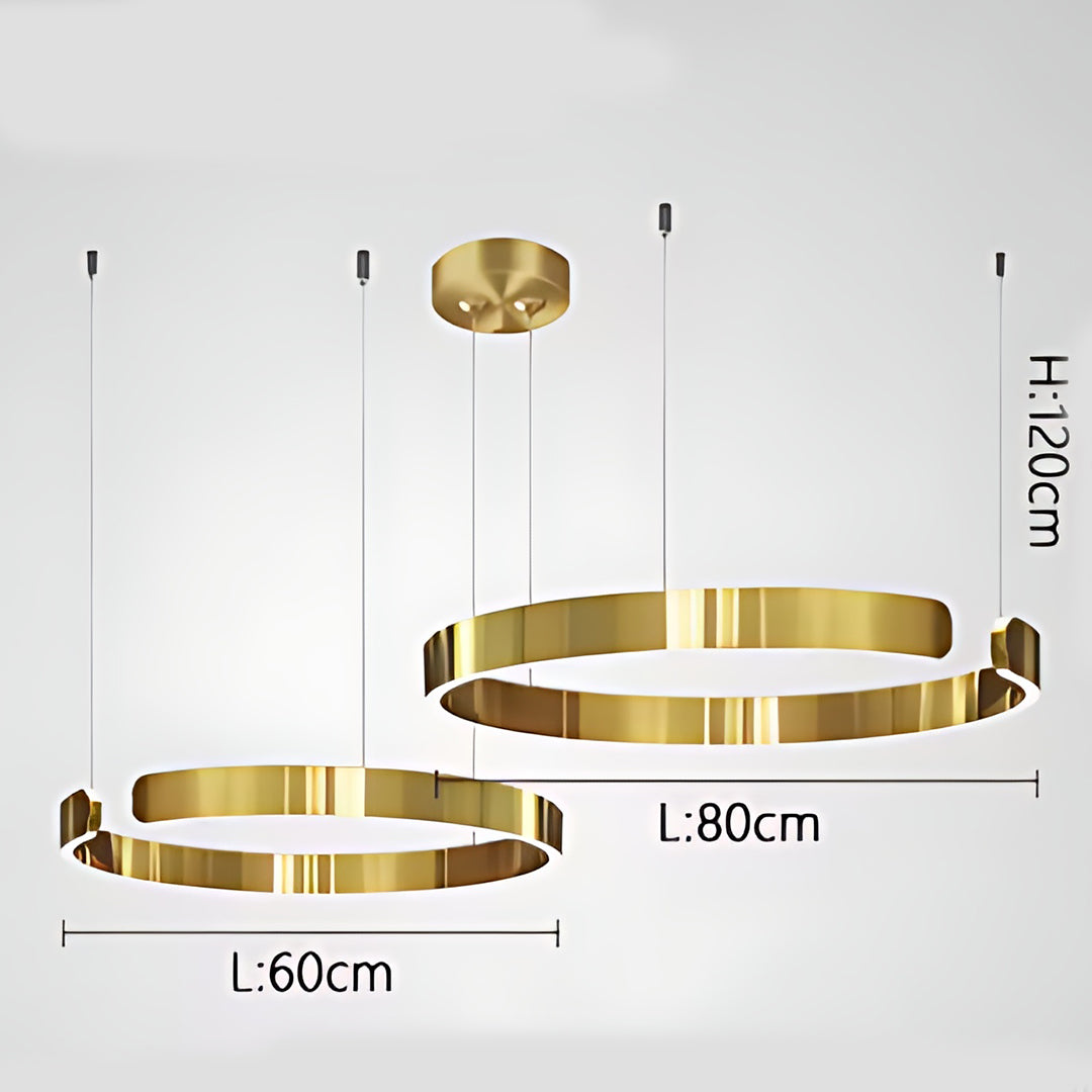 Stylish Modern Round Ring Lamps for interiors and living spaces