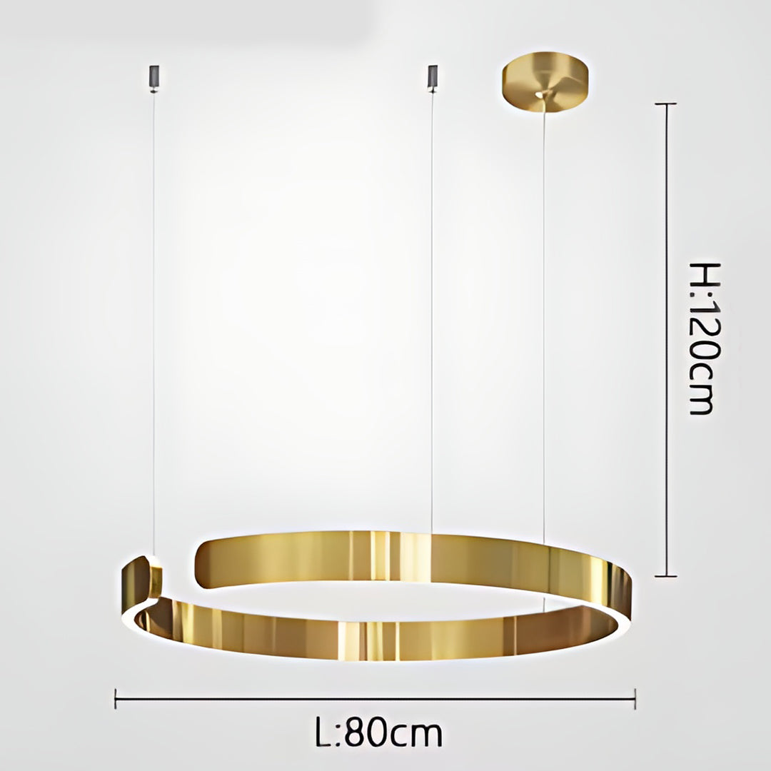 Stylish Modern Round Ring Lamps for interiors and living spaces