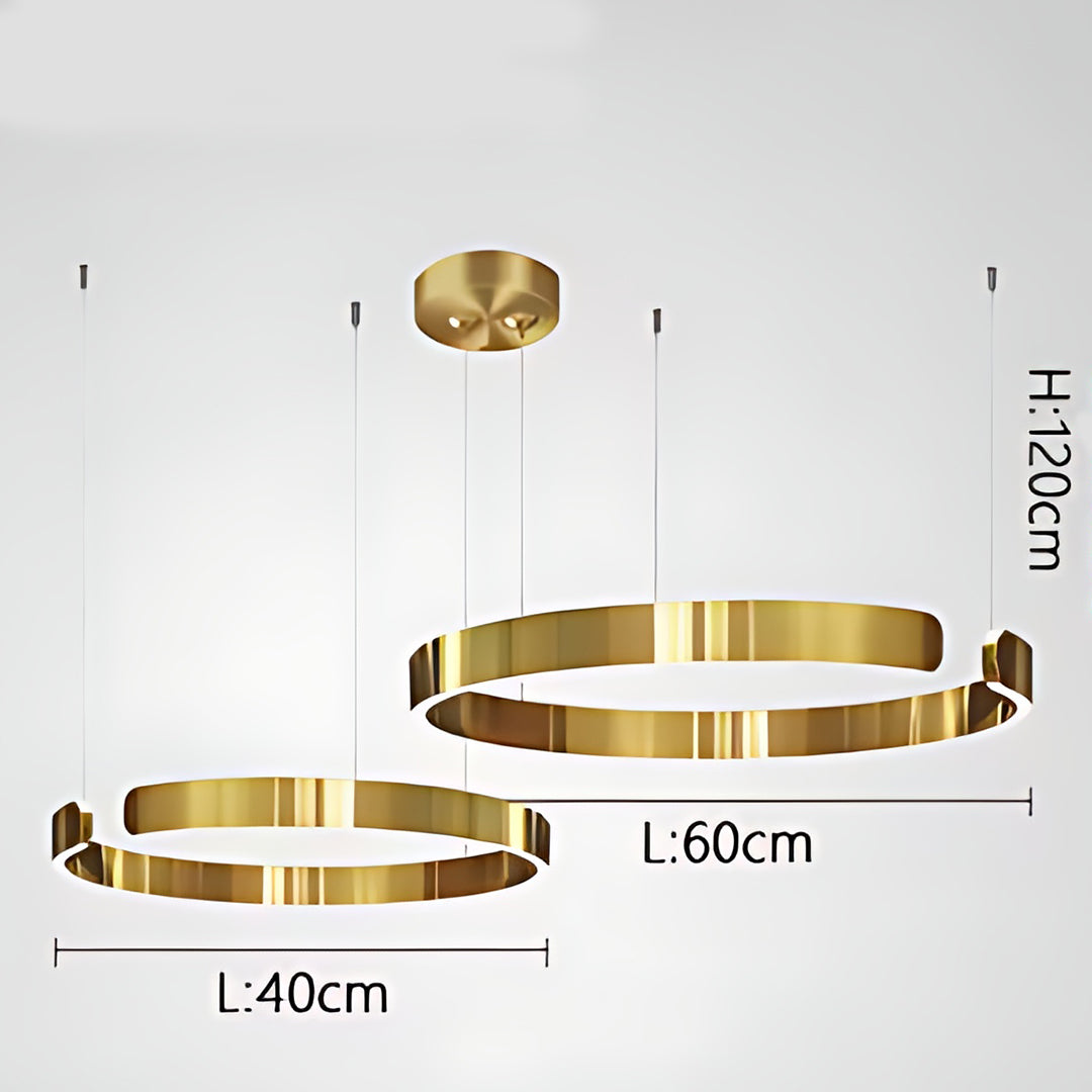 Stylish Modern Round Ring Lamps for interiors and living spaces