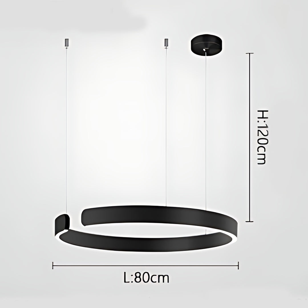 Stylish Modern Round Ring Lamps for interiors and living spaces