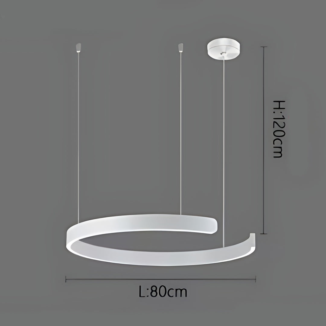 Stylish Modern Round Ring Lamps for interiors and living spaces