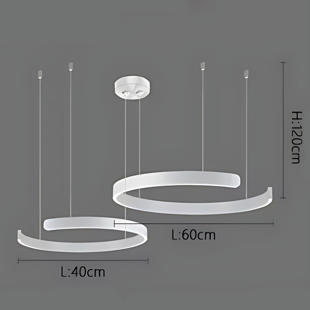 Stylish Modern Round Ring Lamps for interiors and living spaces