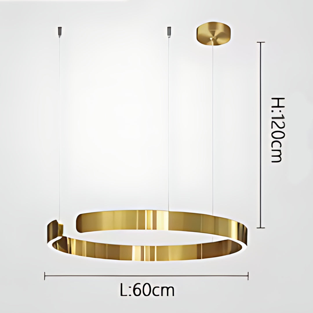 Stylish Modern Round Ring Lamps for interiors and living spaces