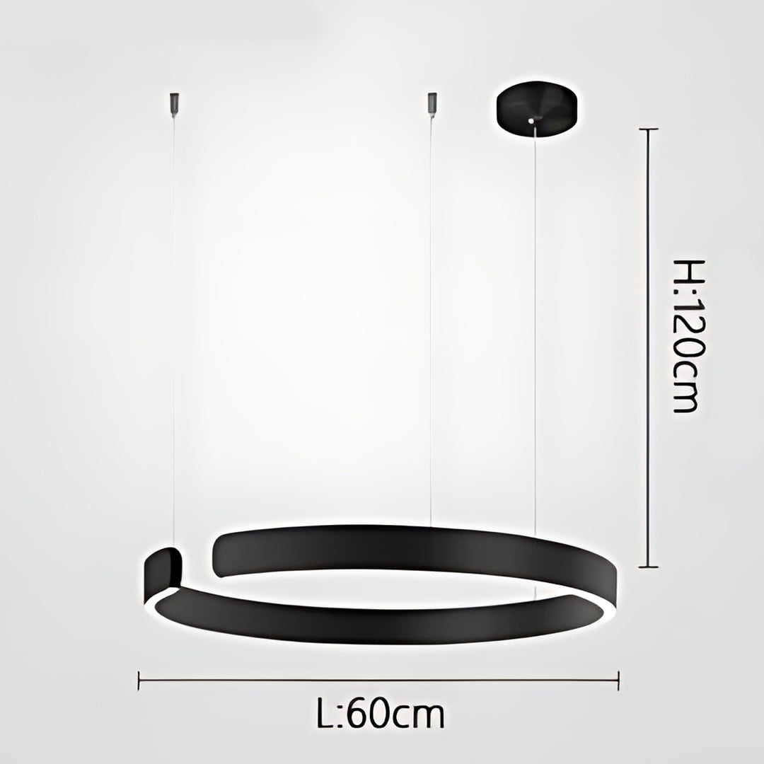 Stylish Modern Round Ring Lamps for interiors and living spaces