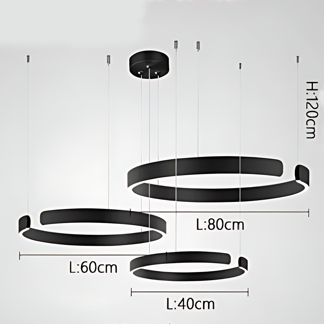 Stylish Modern Round Ring Lamps for interiors and living spaces