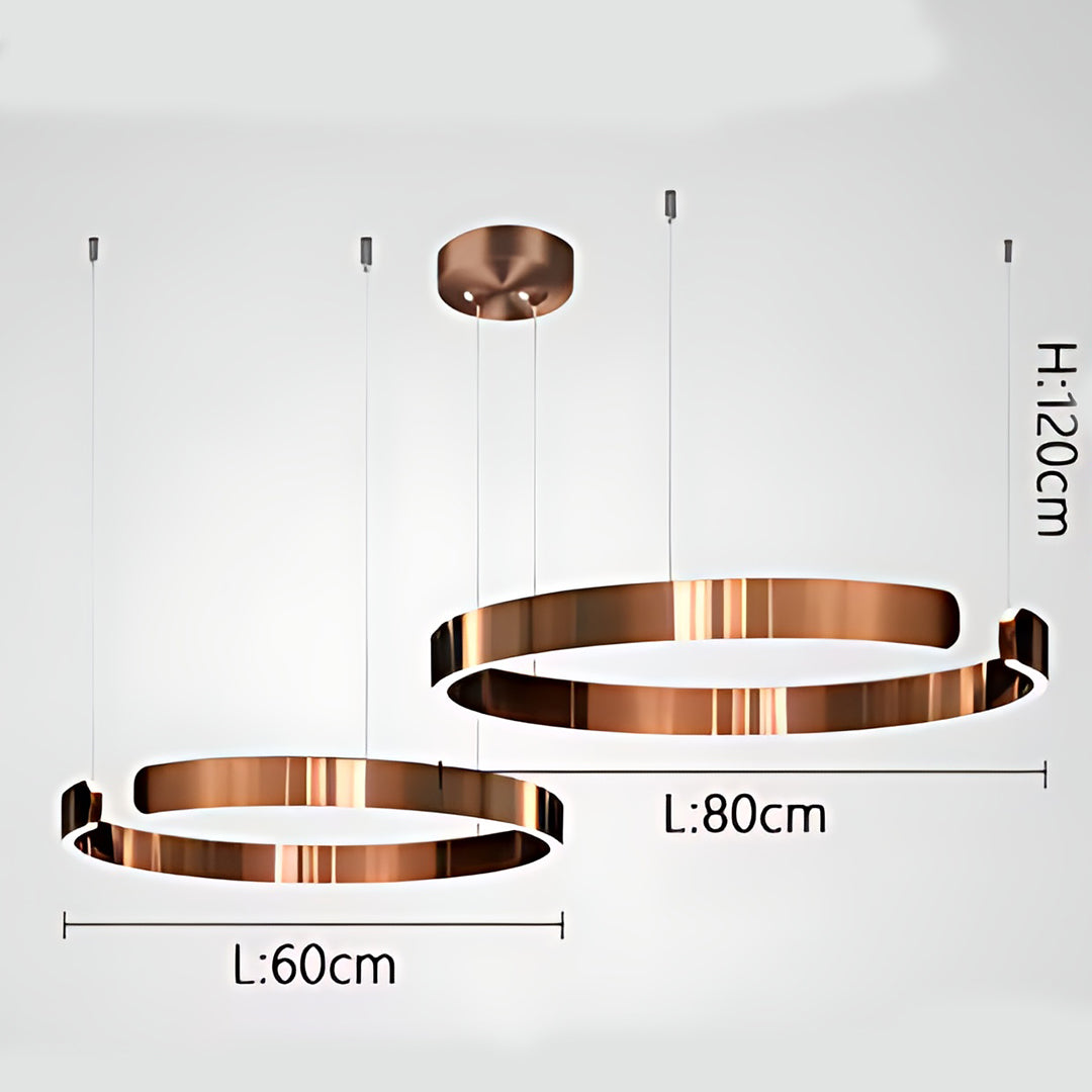 Stylish Modern Round Ring Lamps for interiors and living spaces