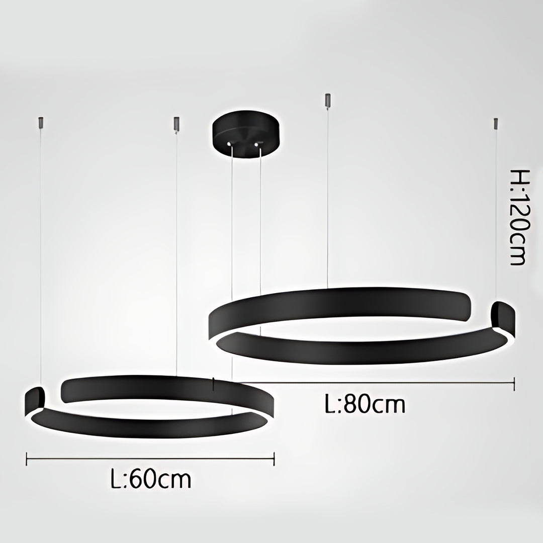 Stylish Modern Round Ring Lamps for interiors and living spaces