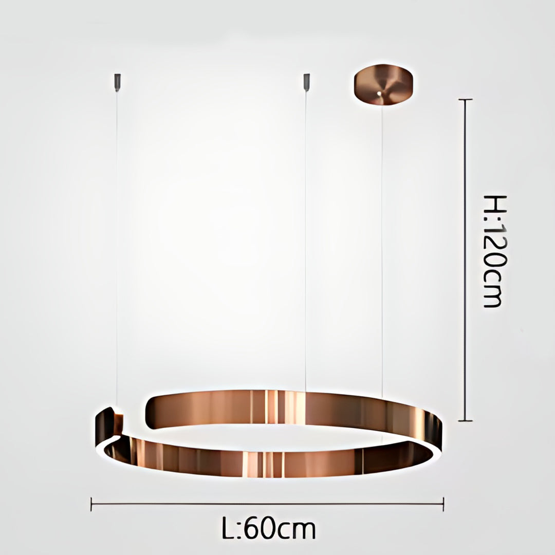 Stylish Modern Round Ring Lamps for interiors and living spaces