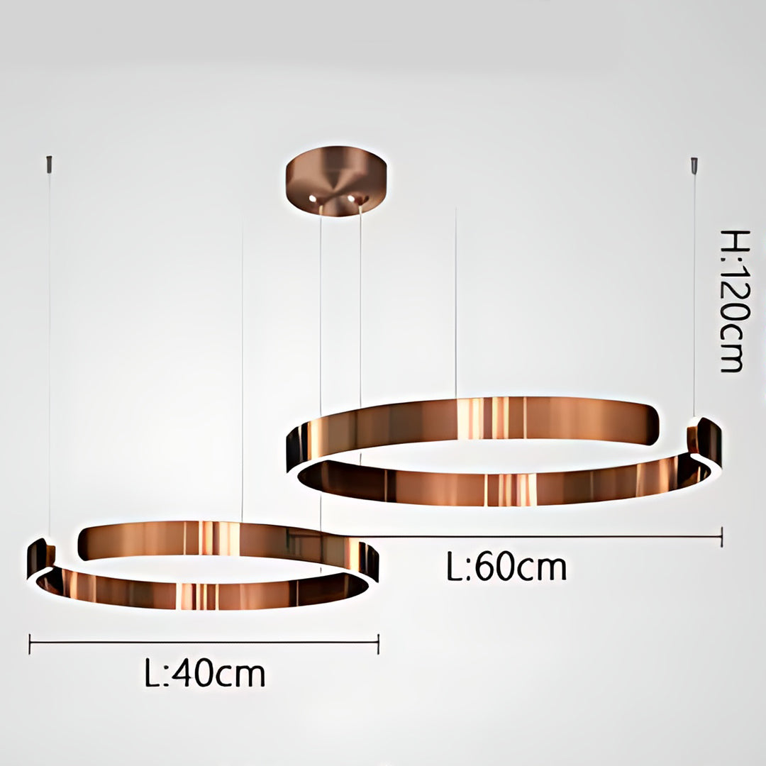 Stylish Modern Round Ring Lamps for interiors and living spaces