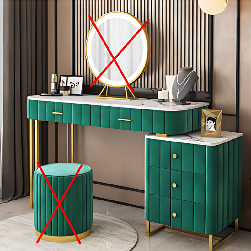 3-in-1 Luxury Nordic Dresser with LED Mirror Perfect for Small Apartments