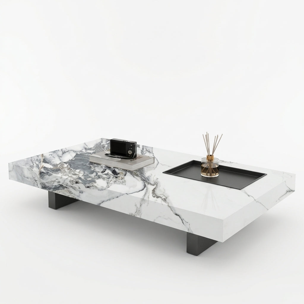 2026 Luxury Marble Coffee Table For Neo Deco Living Rooms
