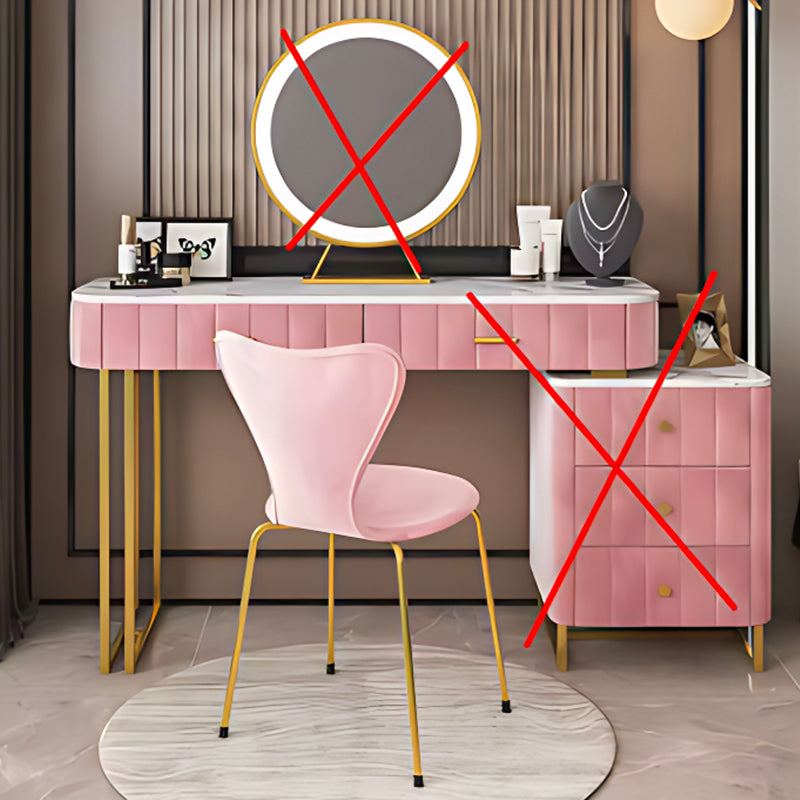 3-in-1 Luxury Nordic Dresser with LED Mirror Perfect for Small Apartments