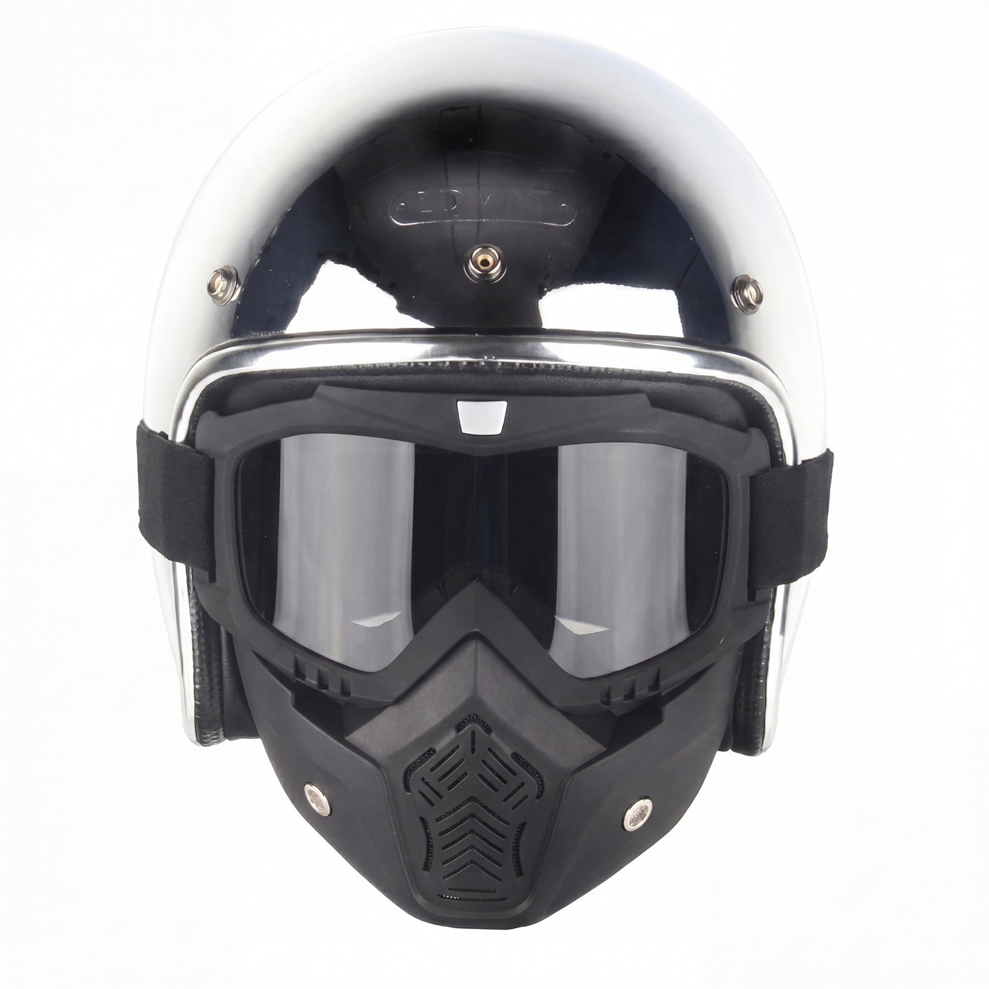 chrome motorcycle helmet amazon High Gloss Mirror Finish Silver Chrome Helmet for Bold Riders – PerfenQ