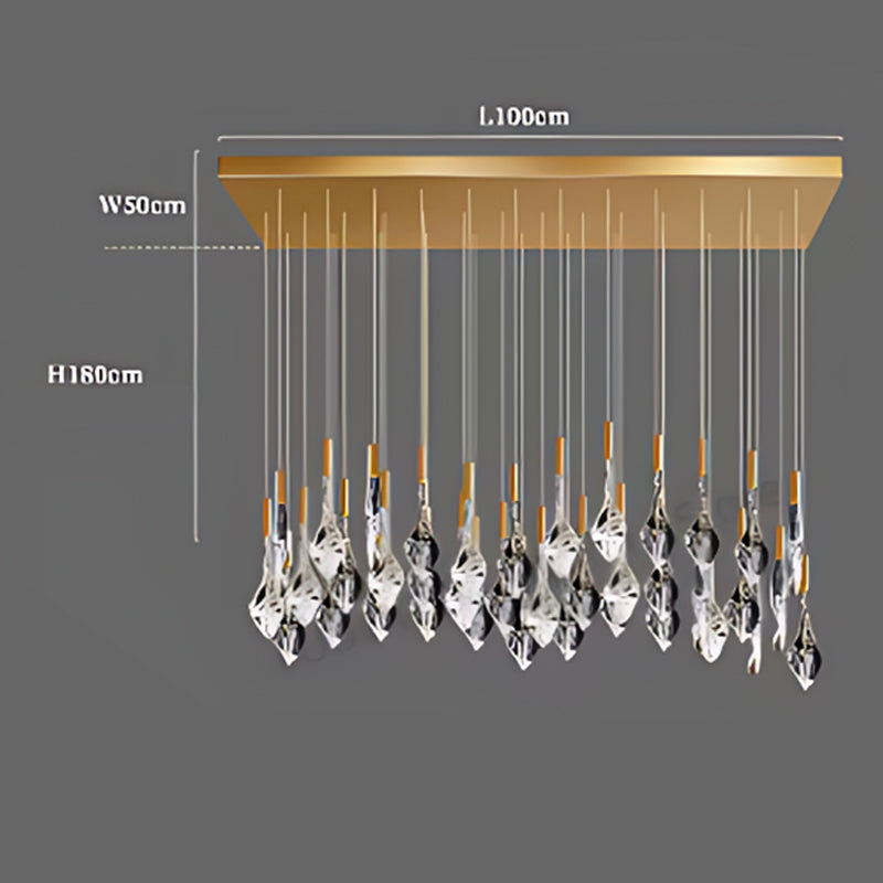 Luxury Villa & Hotel Chandelier – Customizable Glass LED Ceiling Pendant Lighting
