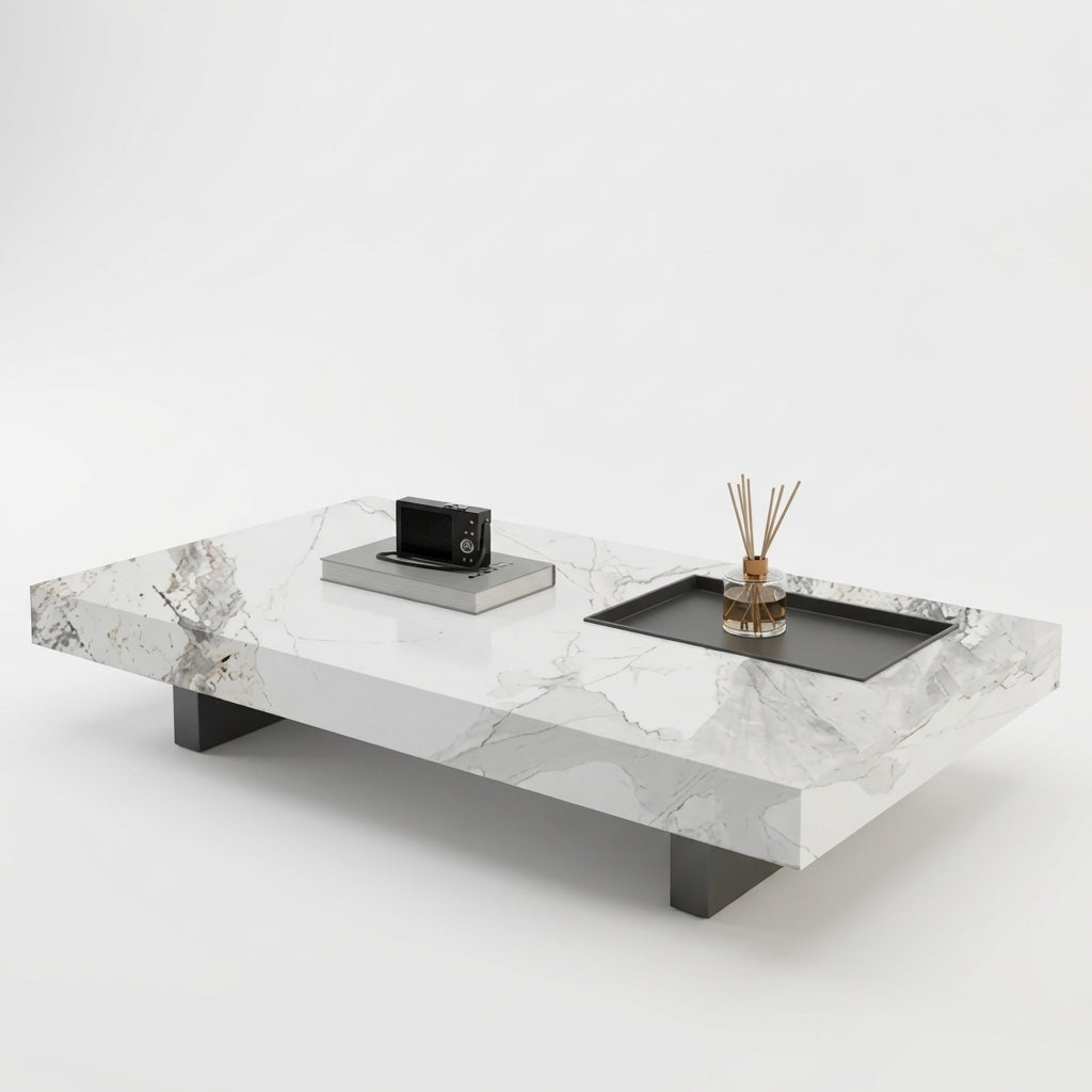 2026 Luxury Marble Coffee Table For Neo Deco Living Rooms