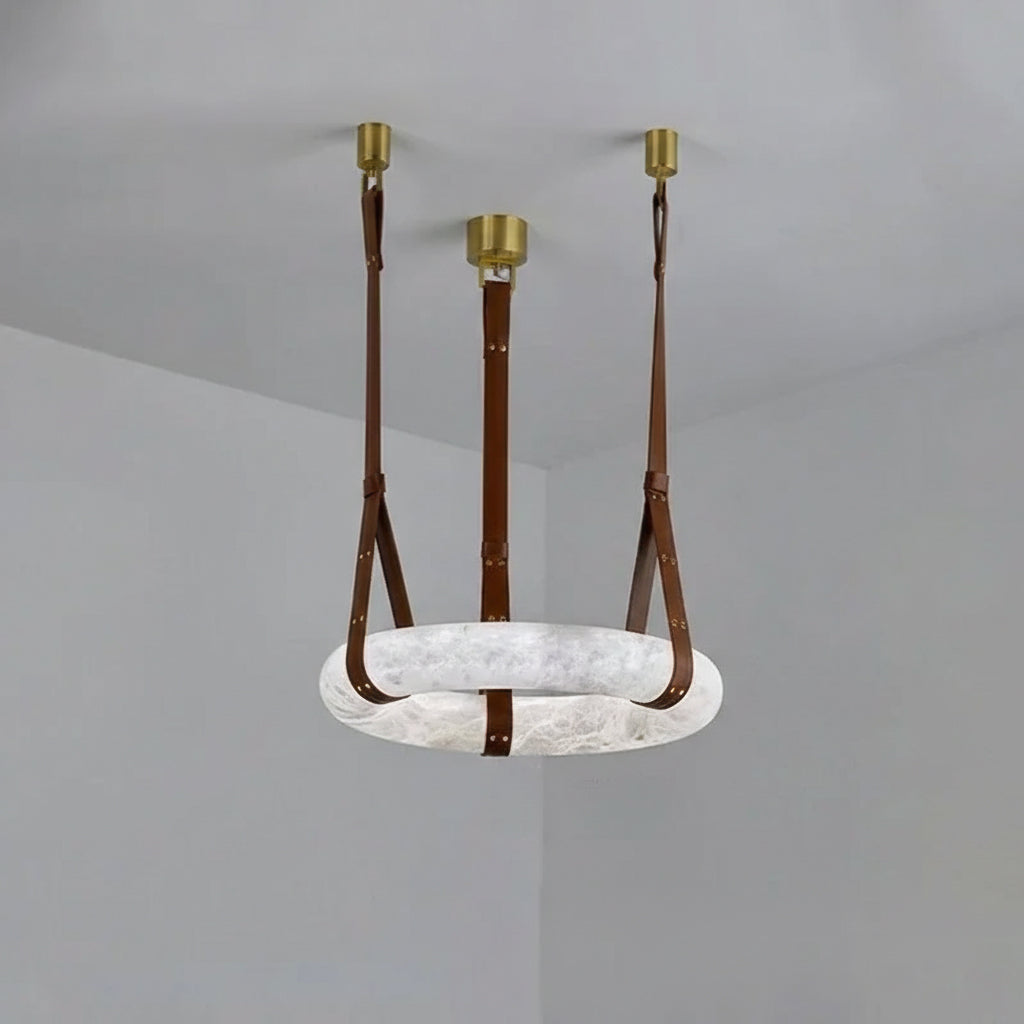Premium Copper & Marble Pendant Light Perfect for Offices, Living Rooms & Dining Spaces