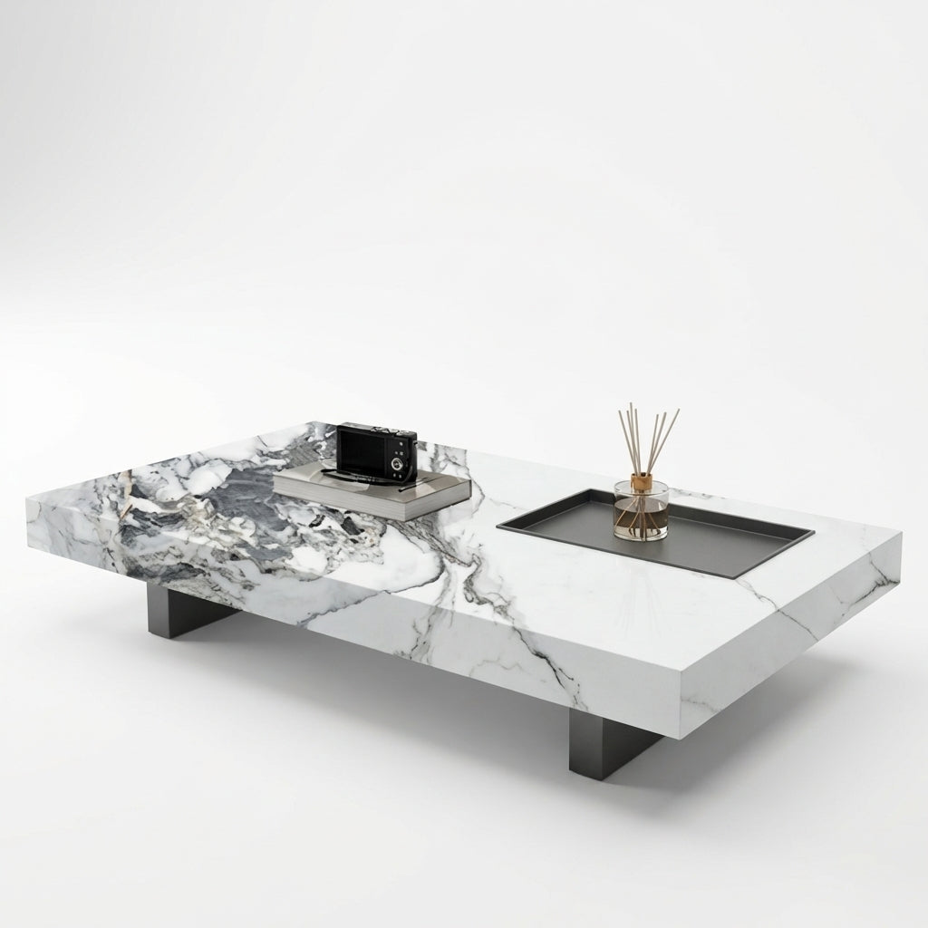 2026 Luxury Marble Coffee Table For Neo Deco Living Rooms