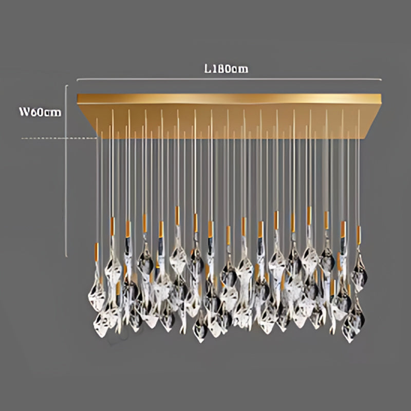 Luxury Villa & Hotel Chandelier – Customizable Glass LED Ceiling Pendant Lighting