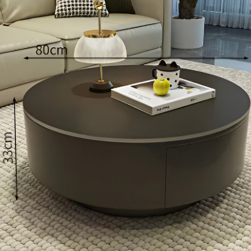 Stylish Minimalist Coffee Table Nordic Luxury Round Design for Living Room Aesthetic