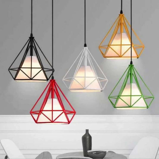 Diamond Cage Pendant Lamps Elevate Your Kitchen & Dining Room