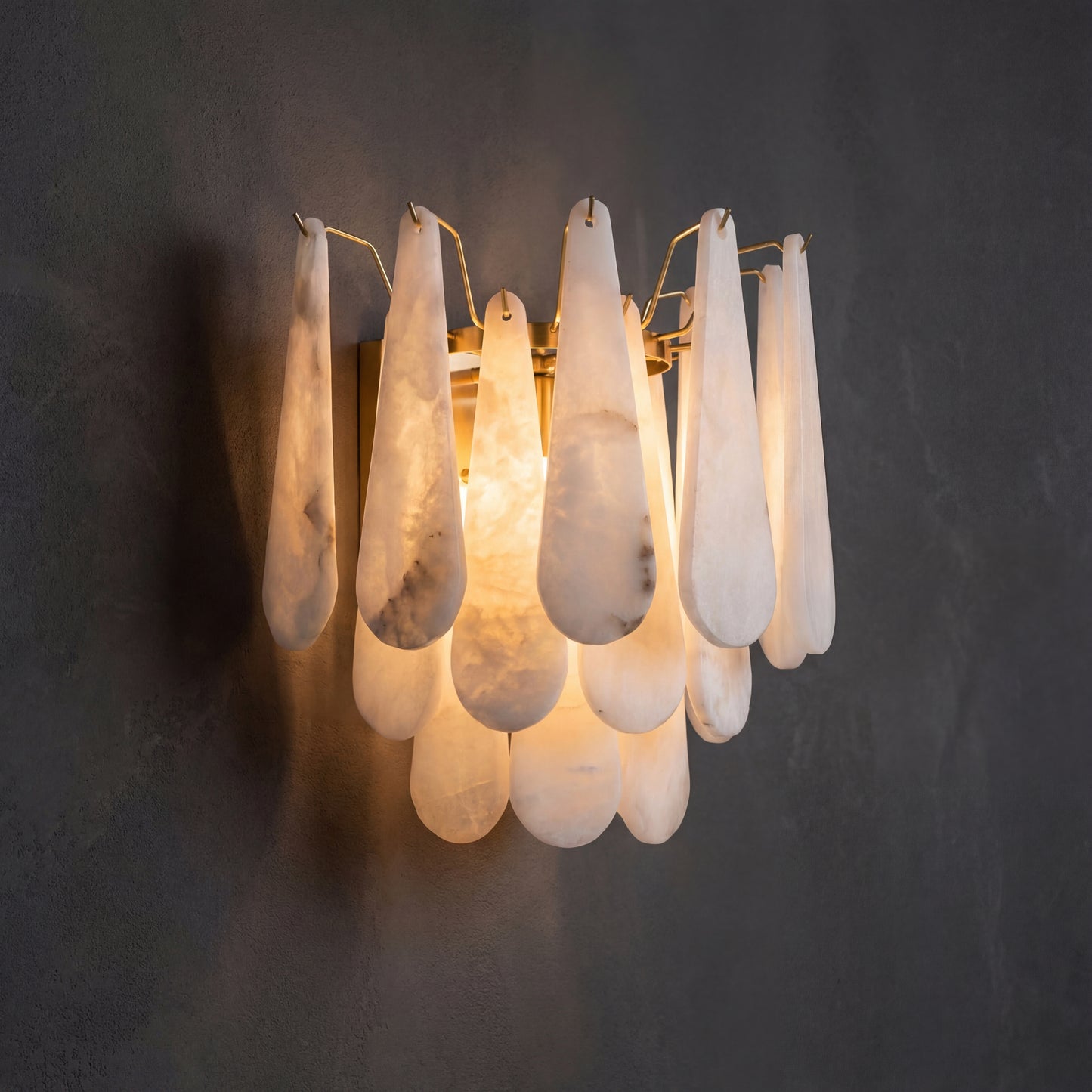 Premium French Marble Chandelier  with Copper Perfect Lighting for All Spaces