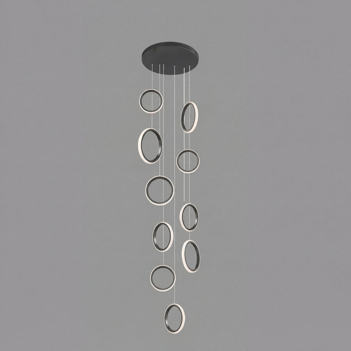 Luxury Chic Circular Pendant Lamp for Staircase