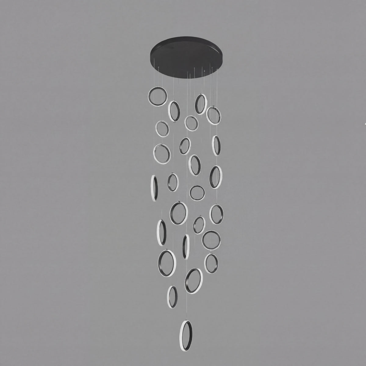 Luxury Chic Circular Pendant Lamp for Staircase