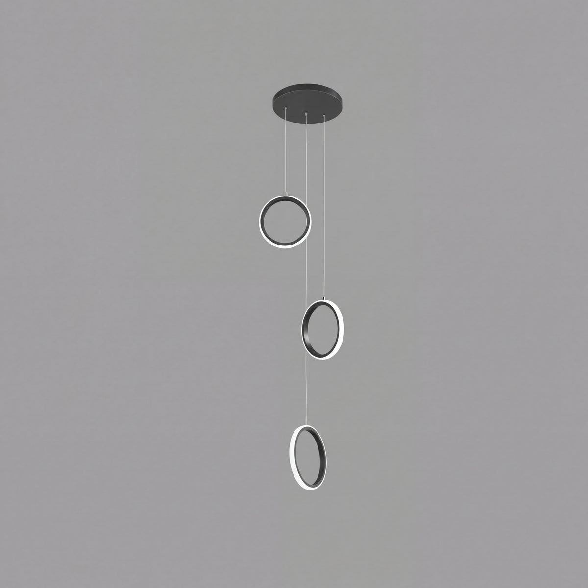 Luxury Chic Circular Pendant Lamp for Staircase