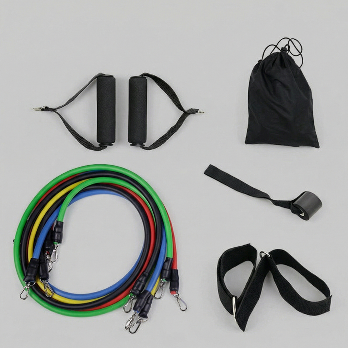 Portable Power Resistance Bands Set for Home, Gym & Travel