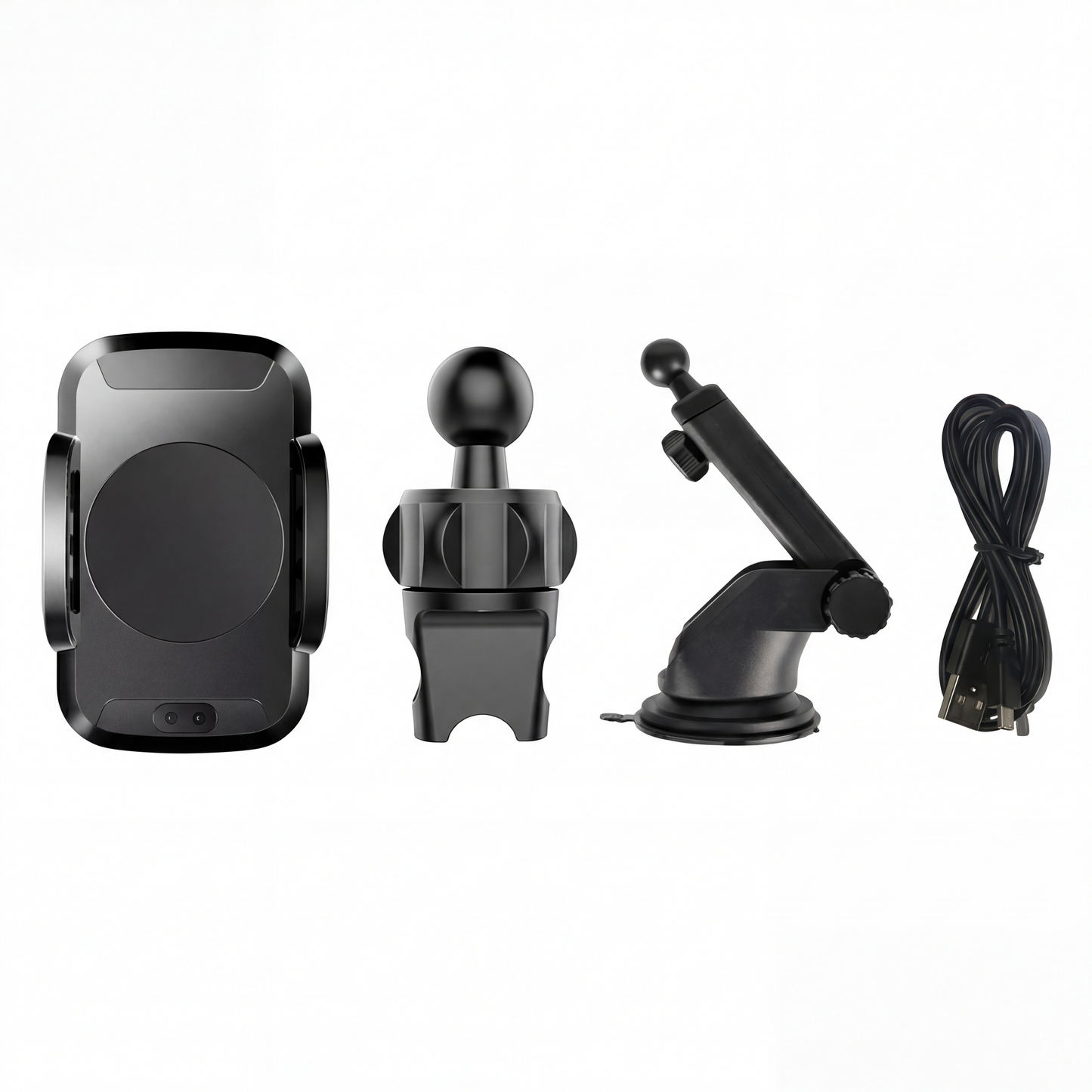 Smart Car Mount with Wireless Charging