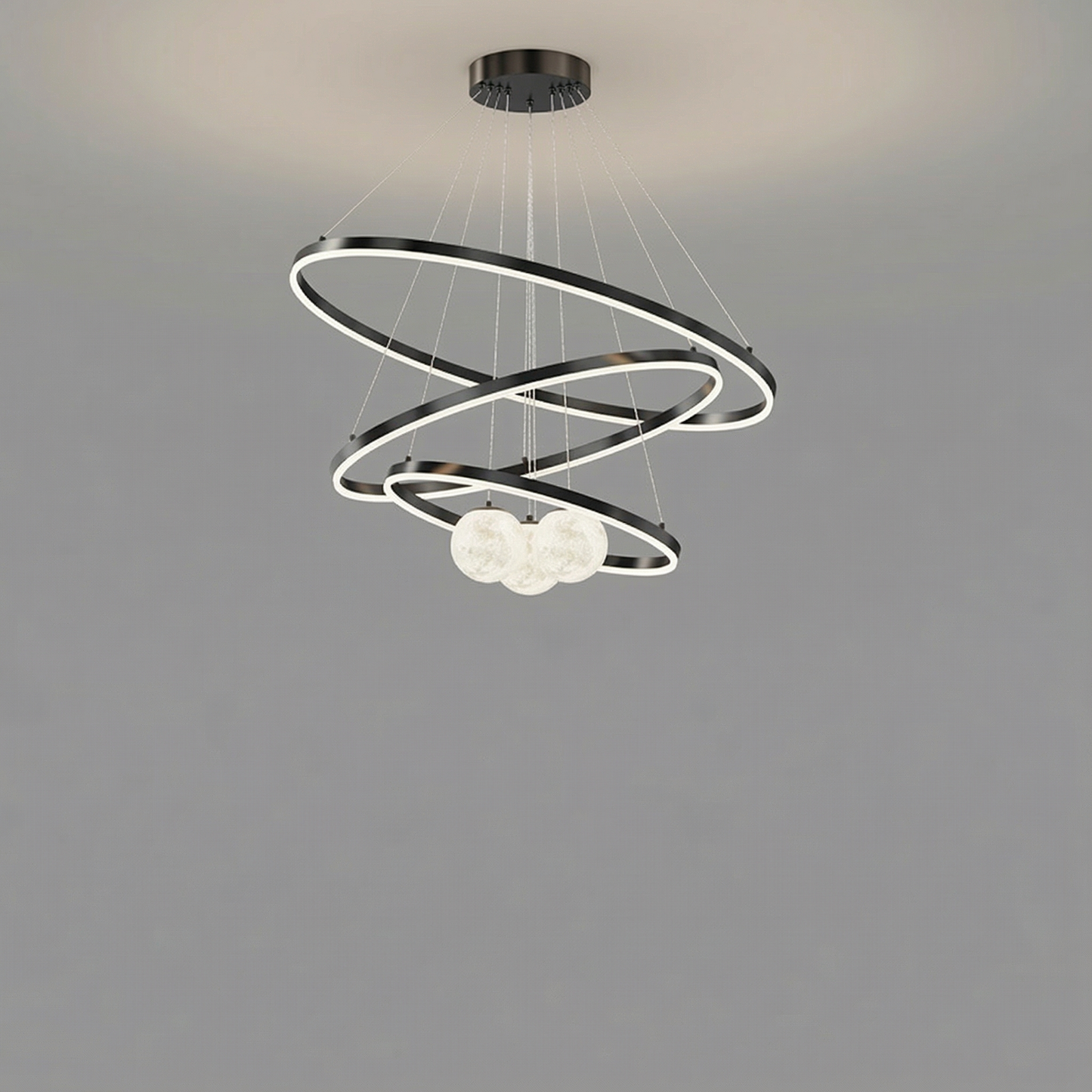 Minimalist LED Ceiling Chandelier for Living Room or Dining Room