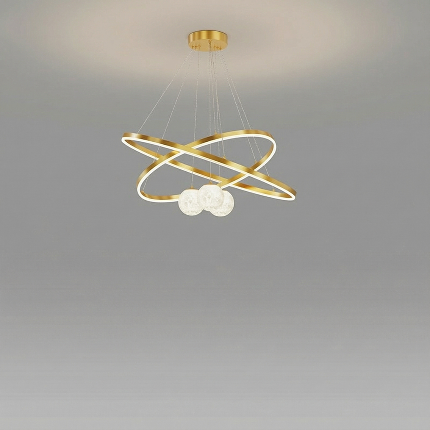 Minimalist LED Ceiling Chandelier for Living Room or Dining Room