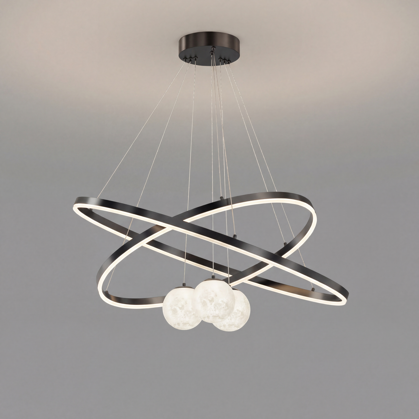 Minimalist LED Ceiling Chandelier for Living Room or Dining Room