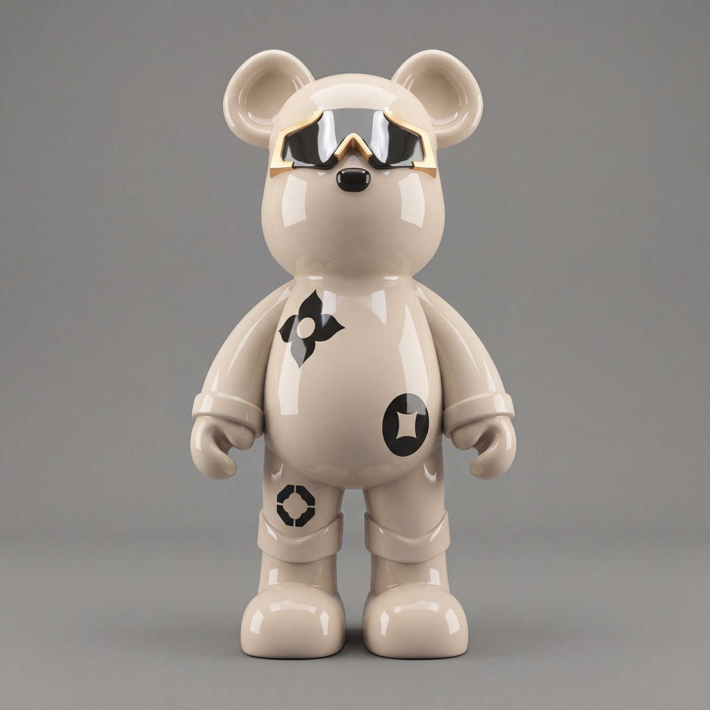 Designer Violent Bear Statue Premium Living Room TV Cabinet Decoration