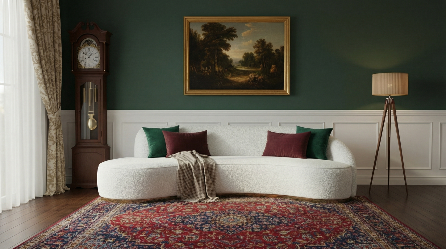 Luxury Nordic  Curved Sofa for Living Room & Home Interiors