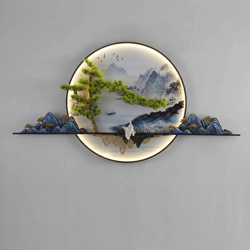Luxury Landscape LED Wall Light For Bedrooms & Living rooms
