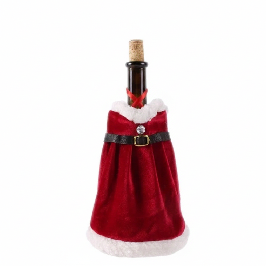 Christmas Wine Bottle Cover Perfect for Parties & Celebrations